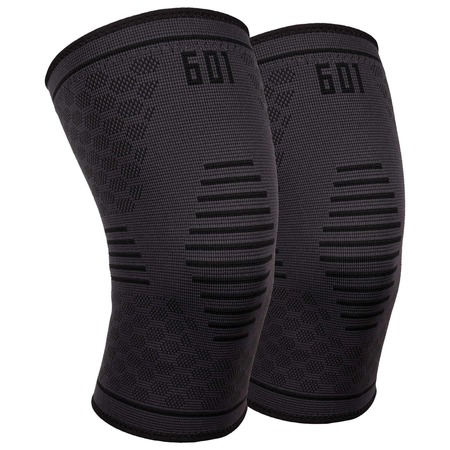 PROFLEX BY ERGODYNE Knee Compression Sleeve, Black, S 601